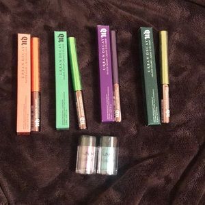 4 Urban Decay razor sharp liquid eyeliners!